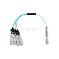 100G QSFP28轉(zhuǎn)4個(gè)25G SFP28AOC有源光纜