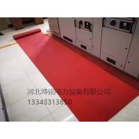 博銘達(dá) 高壓絕緣墊10KV絕緣地毯配電房絕緣墊 黑色絕緣橡膠板可定制